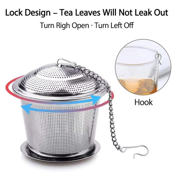 Steal Tea Strainer