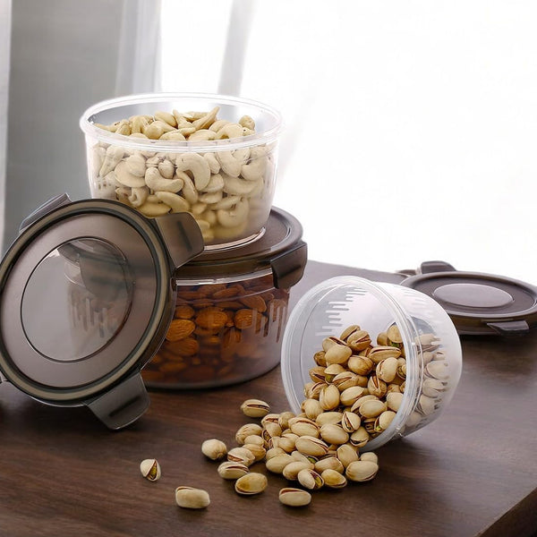 Food Storage Container 3 pc (Round)