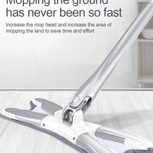Easy Self-Wringing Microfiber Flat Floor X Shape mop, Reusable Pads, 360 Degree Dry Wet Mop for Home Kitchen Laminate Wood Tiles Floor Cleaning (Multicolour)