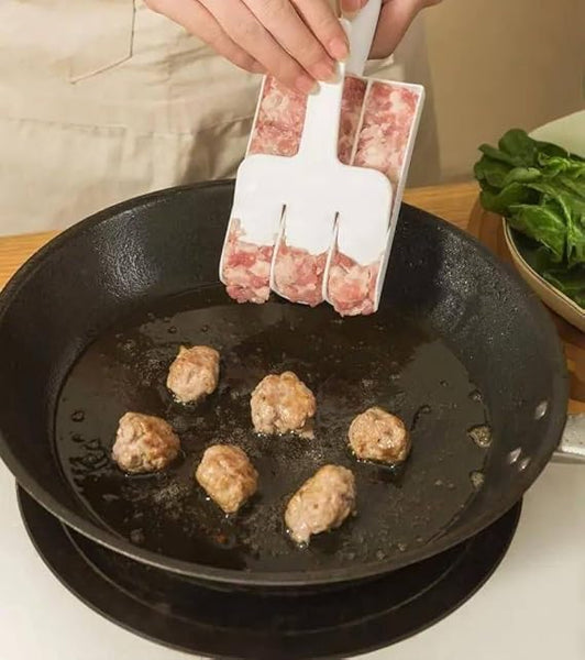 Small Meatball Maker - Creative Meatball Scoop Multi-Function Ball Maker | Portable Maker for Making Cake Balls, ICE Cream Spoon, Hand Cutting Scoop