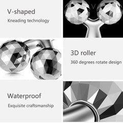 Manual 3D Massager Roller 360 Rotate Face Full Body Shape Skin Lifting Wrinkle Remover Facial Massage | Face Roller For Glowing Skin Relaxation Tool | Body Massage Tool