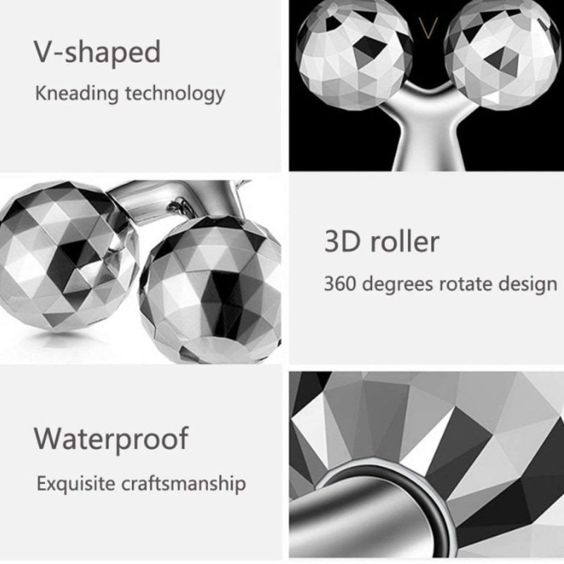 Manual 3D Massager Roller 360 Rotate Face Full Body Shape Skin Lifting Wrinkle Remover Facial Massage | Face Roller For Glowing Skin Relaxation Tool | Body Massage Tool