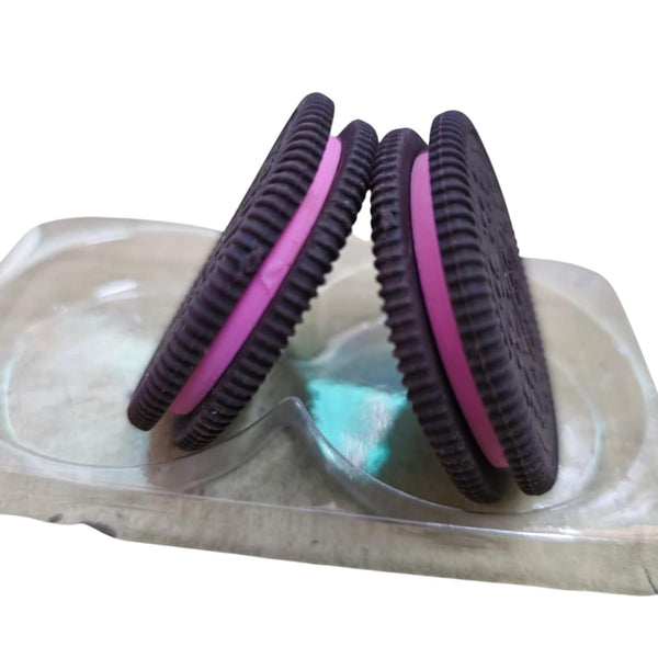 Oreo Shaped Sandwich Biscuits Eraser for Kids Pack of 2pcs (Do Not Eatable)