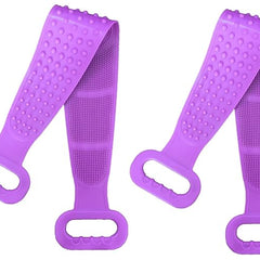 Extra Long Double Sided Silicone Back Scrubber for Shower