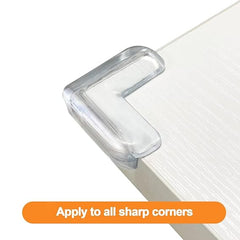 Corner Protector for Baby Soft Transparent Table Corner Guards & Edge Protectors for Sharp Edges, Furniture & Bed Corners (4psc)