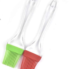 2 PCS Silicone Oil Brush Set | Silicone Cooking Brush for Cooking Baking Big Size 9 Inch (Random Color)