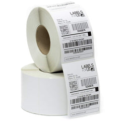 Direct Thermal Shipping Labels White 3 x 5 inches Barcode Shipping Label/Stickers Roll- (White, Pack of 10 Rolls)