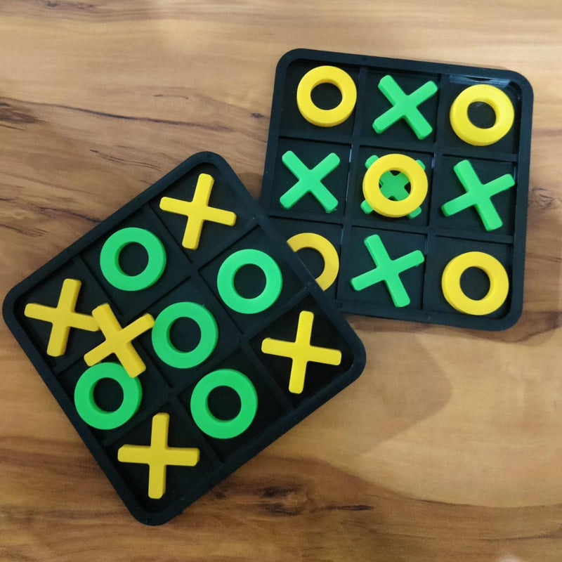 3D Tic Tac Toe Classic Mind Challenging Cross & Zero Family Board Game for Kids & Adults