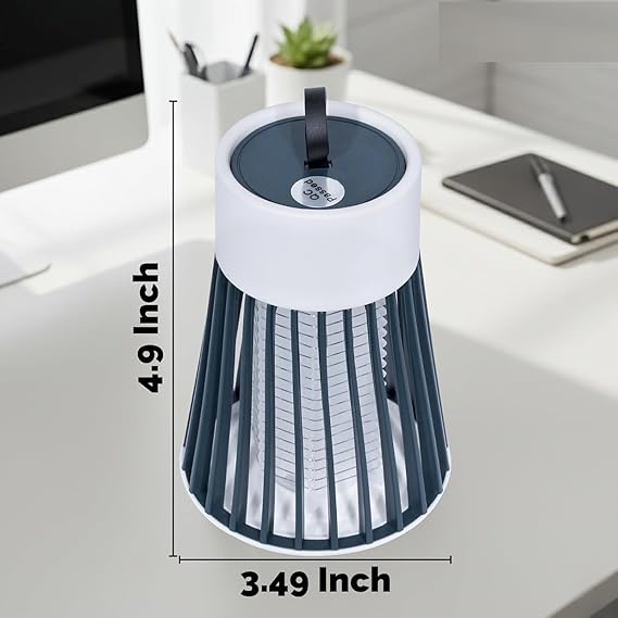 Eco-Friendly USB LED Mosquito Lamp Indoor Bug Zapper – Silent Chemical-Free UV Insect Trap with Fan Suction – Safe Mushroom Design Mosquito Killer for Home Bedroom Office