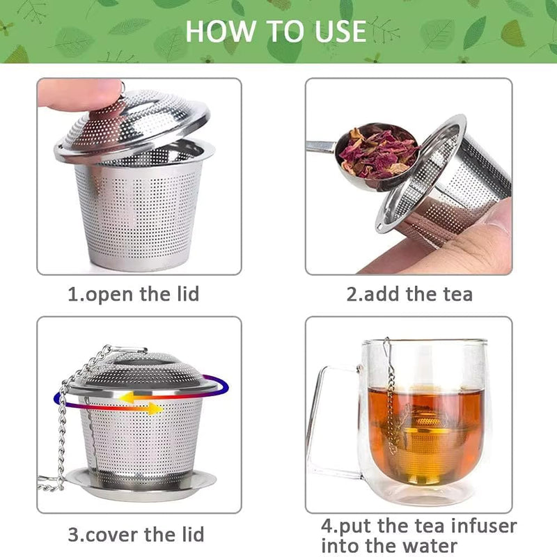 Steal Tea Strainer