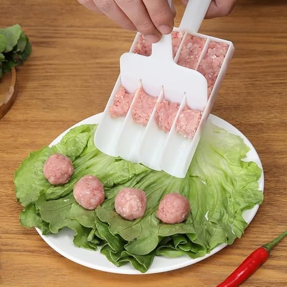 Small Meatball Maker - Creative Meatball Scoop Multi-Function Ball Maker | Portable Maker for Making Cake Balls, ICE Cream Spoon, Hand Cutting Scoop