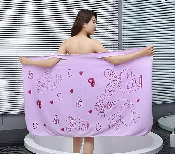 Microfiber Bathrobe/Bath Towel/Magic Towel/Beach Dress/Beach and Spa Bathrobe for Girls & Women