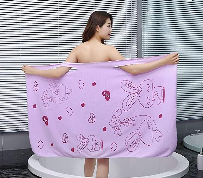 Microfiber Bathrobe/Bath Towel/Magic Towel/Beach Dress/Beach and Spa Bathrobe for Girls & Women