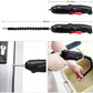 47 in 1 Cordless Electric Screwdriver Set, USB Rechargeable, with Bits and Accessories, Black