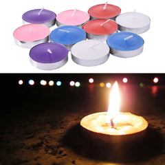 Candle Set 10Pcs smokeless Tea Lights for Home, Party, Wedding, Decoration
