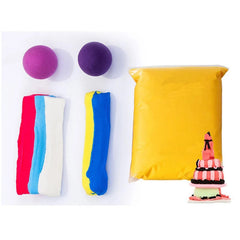 Super Clay 12Pc Air Dry Clay for Kids with Sculpting Tools - Creative Art & Crafts Play Dough Birthday Return Gift for Boys and Girls