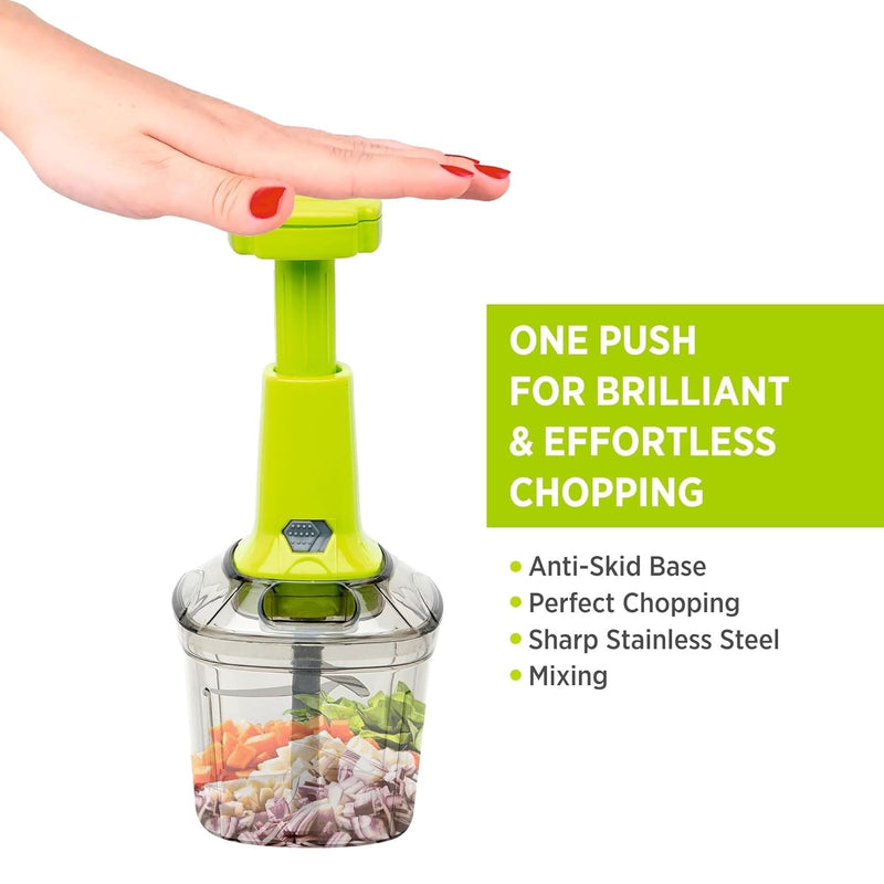 2 in1 Press Vegetable Choppers for Kitchen (1100ml)