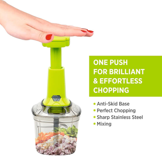 2 in1 Press Vegetable Choppers for Kitchen (1100ml)