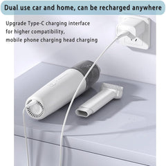 Portable and Light Hand Vaccum Cleaner For Sofa,Car,Shelf,home,offices and Laptop Dual Purpose High Capacity Suction Power 8000pa
