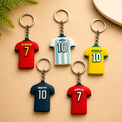 Jersey Silicone Keychains