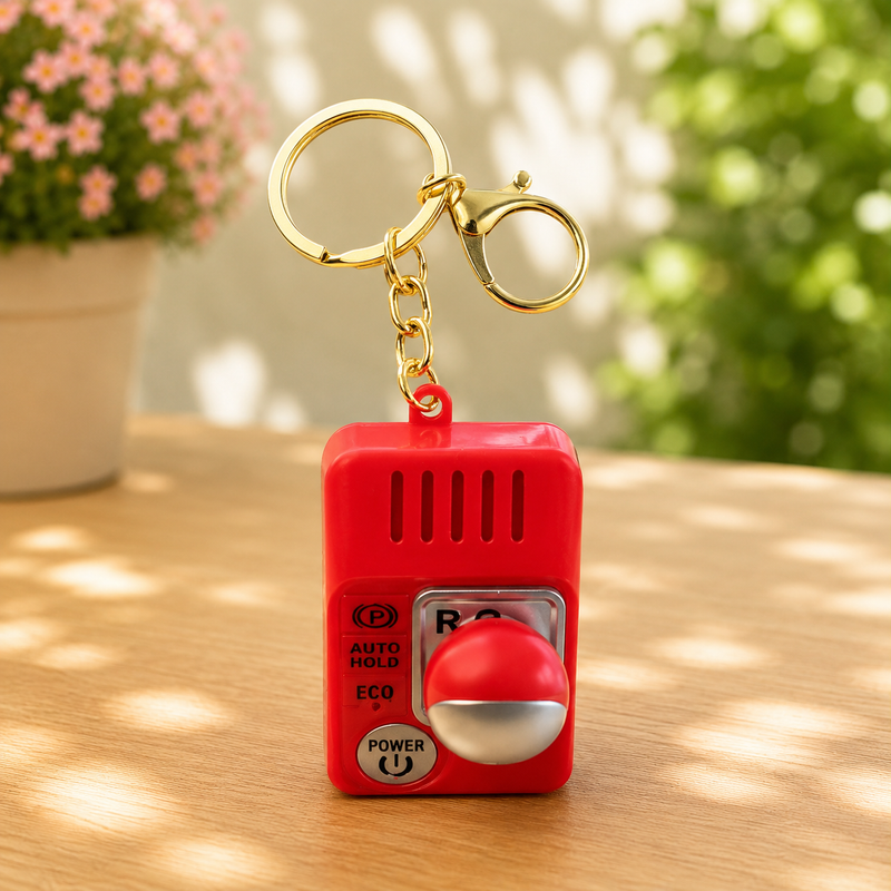 Car Gear Keychain