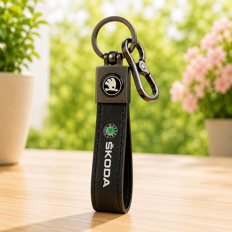 Skoda Car Keychain