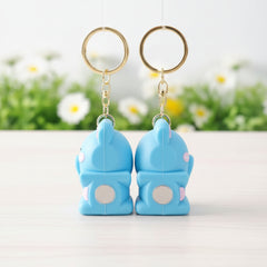 Elephant Couple Keychain
