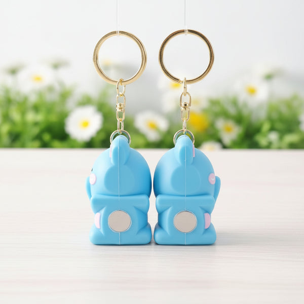 Elephant Couple Keychain