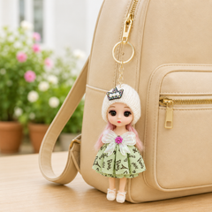 Doll Hat Bag Charm Keychain