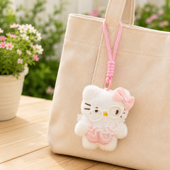 Mini Kitty Soft Toy Keychain