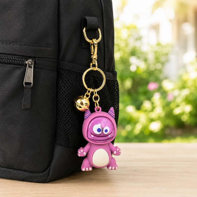 Dinosaur With Light Keychain