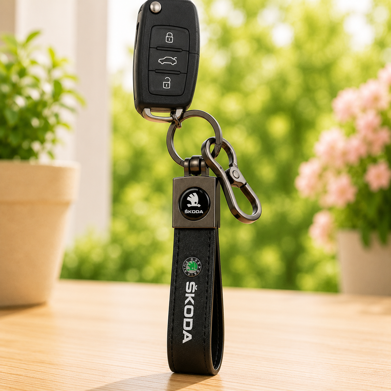 Skoda Car Keychain