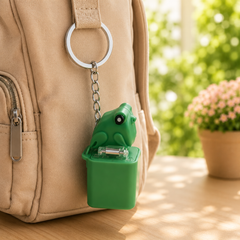 Frog Croaking Toy Keychain