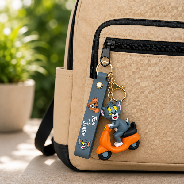 Tom Vehicle Silicone Keychains