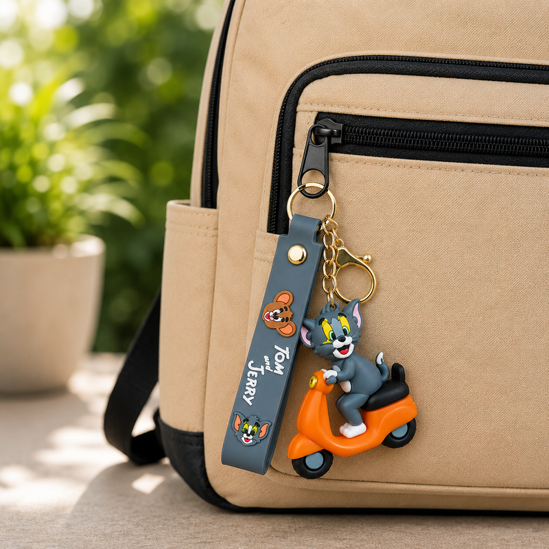 Tom Vehicle Silicone Keychains