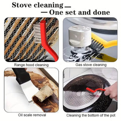 5-Pcs Wire Brush and Scraper Set – Stainless Steel, Brass & Nylon Cleaning Brushes for Rust, Paint & Grime Removal