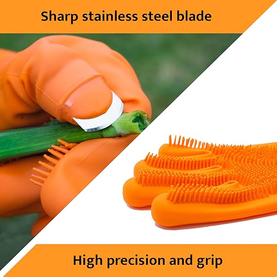 Silicone Fin Blade Gloves 1pc