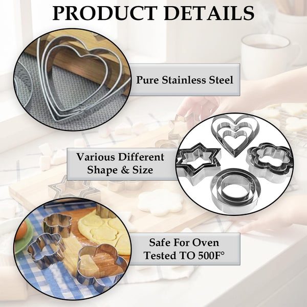 Cookie Cutter Stainless Steel Cookie Cutter with Different Shape