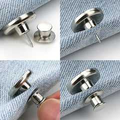 Jeans Buttons Repair Studs for Jean Pant Replace Silver Daisy | Crafts | Sewing | Closures & Connectors | Buttons