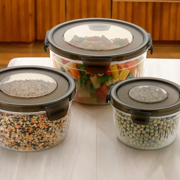 Food Storage Container 3 pc (Round)