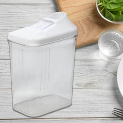 Kitchen Storage Jars & Container Set – 3-Piece Transparent Plastic Jars for Home and Kitchen
