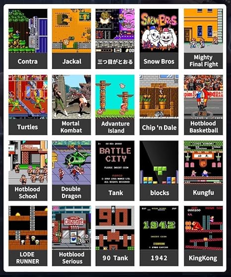 Video Game, Retro Gaming Console, Games for Kids for Age 7, Gaming Console for tv, Video Game Hand, Handheld Gaming Console, Mario Video Game, Video Games for tv Gaming, 500 in 1