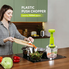 2 in1 Press Vegetable Choppers for Kitchen (1100ml)