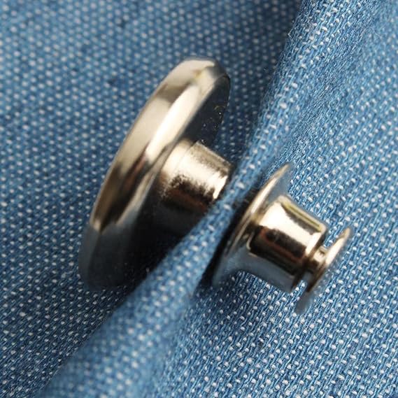 Jeans Buttons Repair Studs for Jean Pant Replace Silver Daisy | Crafts | Sewing | Closures & Connectors | Buttons