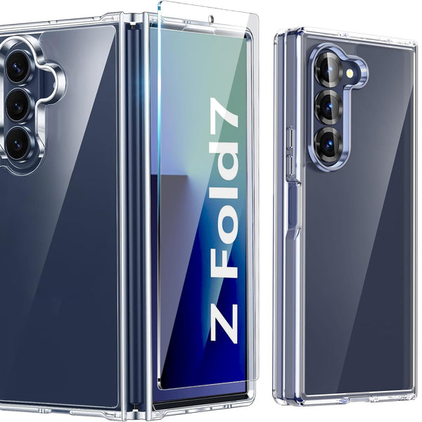 Samsung Galaxy Fold 7 Transparent Cover Case