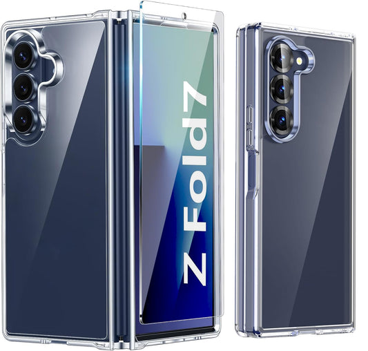 Samsung Galaxy Fold 7 Transparent Cover Case