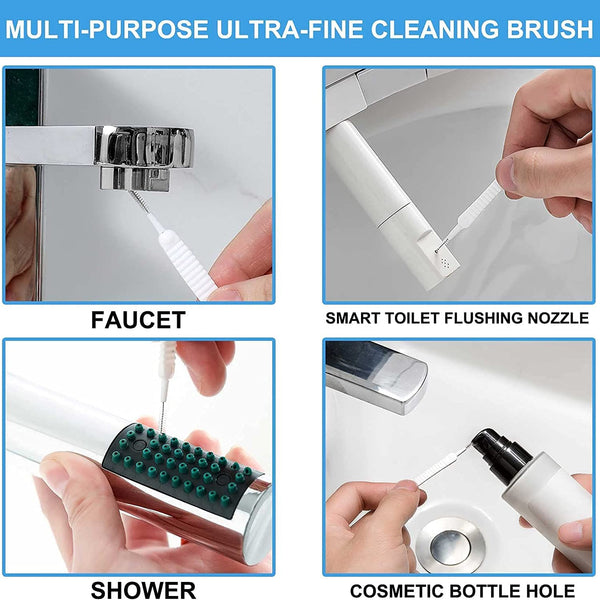 Multifunctional Shower Nozzle Cleaning Brush - Mini hole Cleaner Tool for Shower Heads, Cell Phones, Headphone Sockets, and Small Holes - Anti-Showerhead Cleaning Brushes for Bathroom