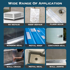 Leakage Repair Waterproof Tape for Pipe Leakage Roof Water Leakage Solution Aluminium Foil Tape