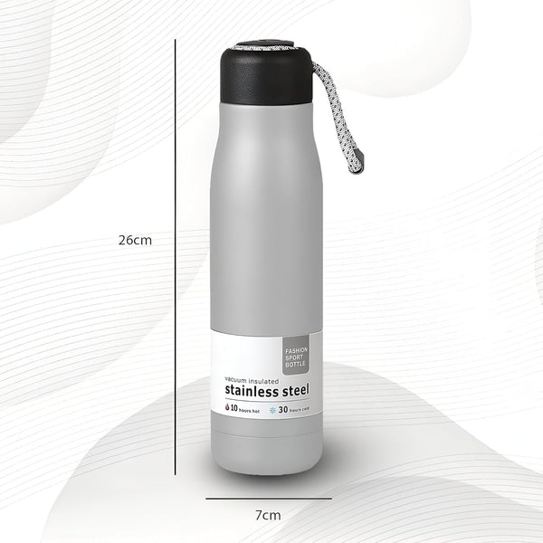 Premium 500ml Stainless Steel Vacuum Insulated Flask | Hot & Cold Double Wall Bottle | Leak-Proof Sport Water Bottle