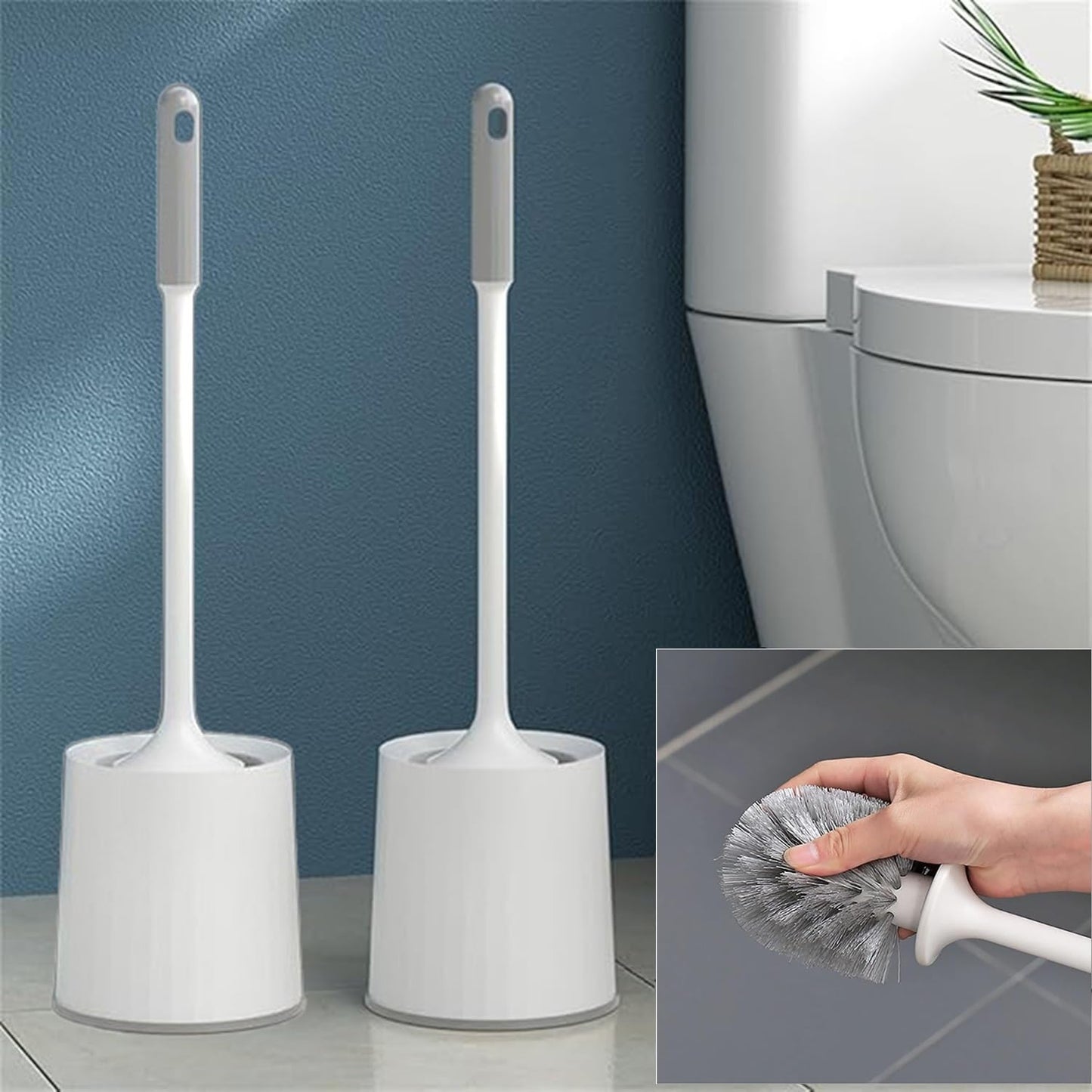 Toilet Brush With Holder